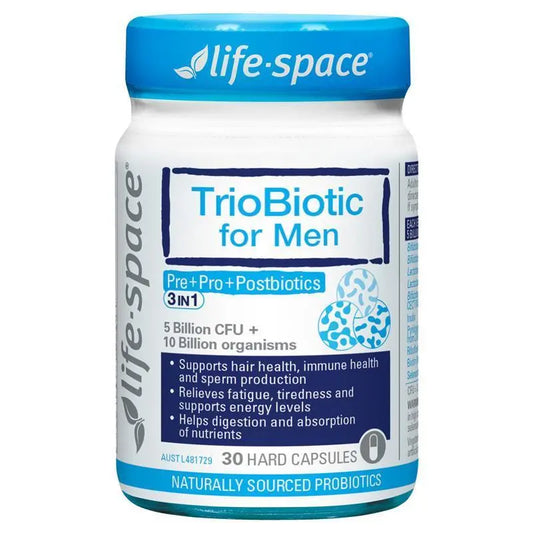 Life-Space 男士三重生物膠囊 30粒裝(頭髮免疫精子健康)