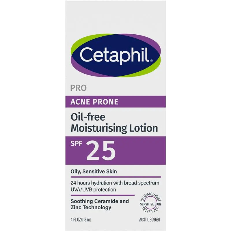 Cetaphil 痘痘粉刺青春痘 無油面部保濕乳液 SPF 25 118ml