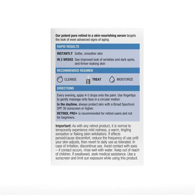 Neutrogena 露得清快速抗皺修護視黃醇精華液 30毫升