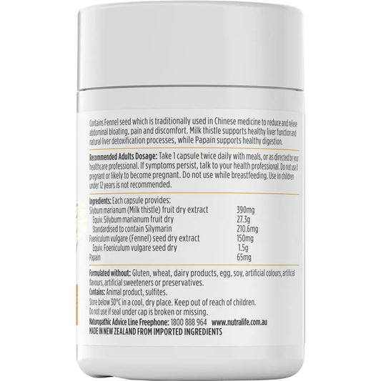 Nutra-Life 消脹排毒草本膠囊 60 粒