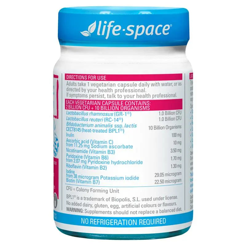 Life-Space TrioBiotic 女性專用膠囊 30 粒(陰道和泌尿生殖系統三重益生菌)