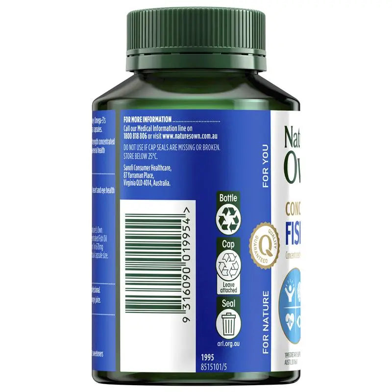 Nature's Own 4 合 1 無味濃縮魚油 - 90 粒( Omega 3)