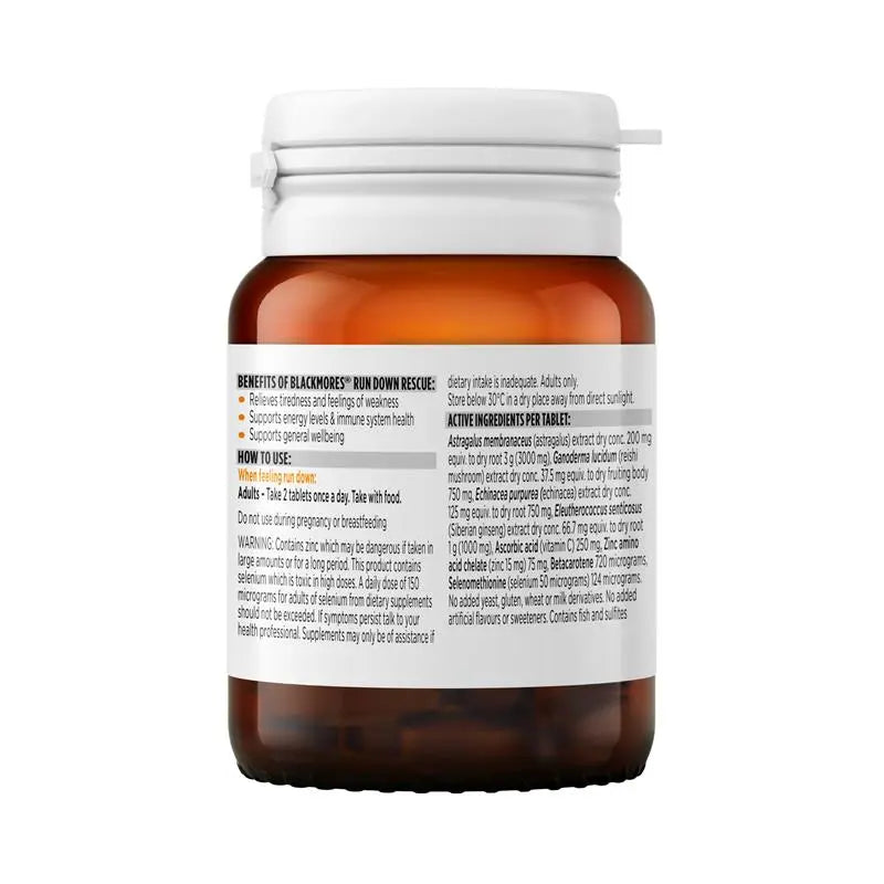 Blackmores 潤膚霜 30 片(維生素、礦物質、植物和蘑菇萃取)