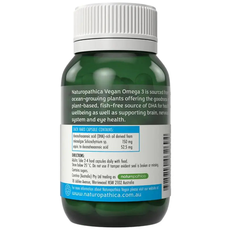 Naturopathica 純海藻油 Omega 3 60 粒膠囊 (素食認證)
