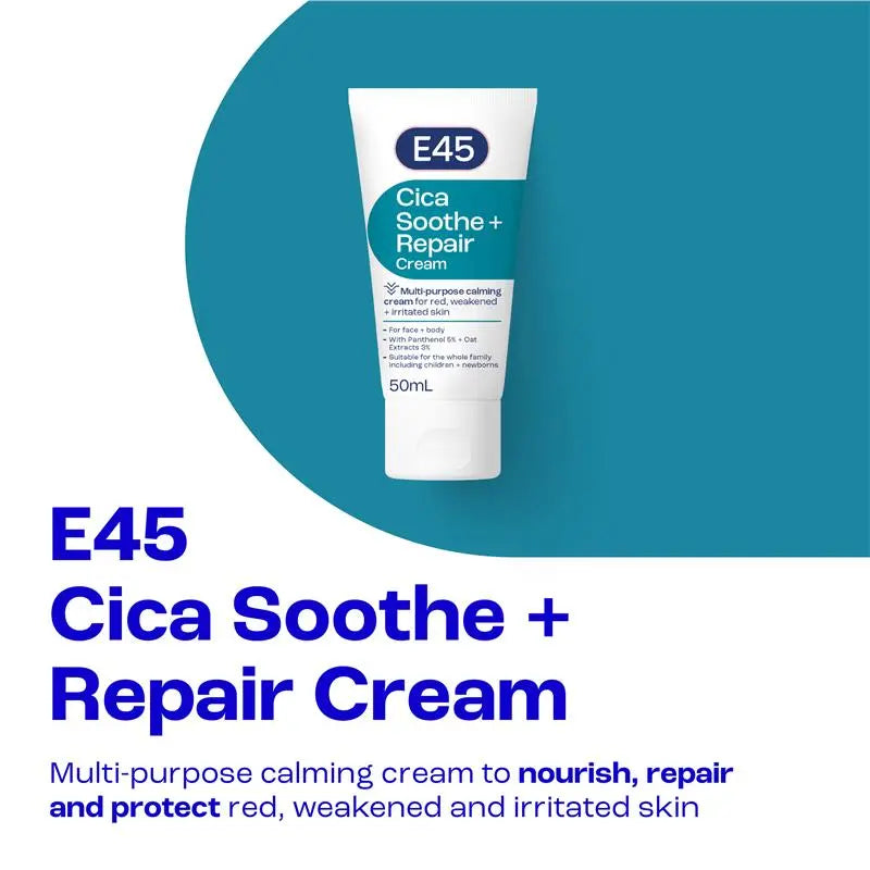E45 積雪草舒緩修護霜 50毫升(極度乾燥、發紅、脆弱)