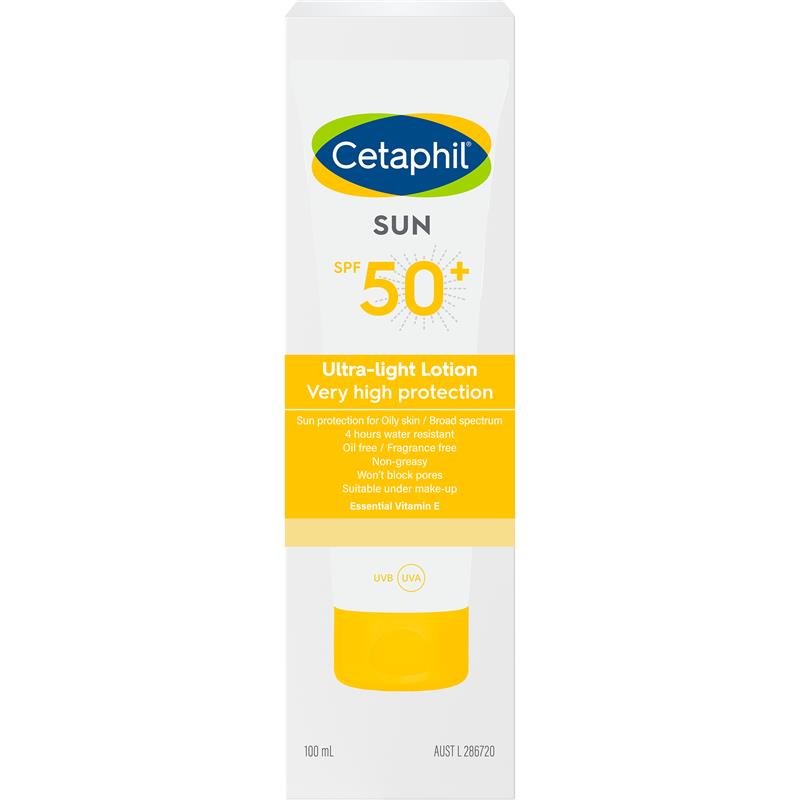 Cetaphil  SPF 50+ 超輕防曬乳液 100ml