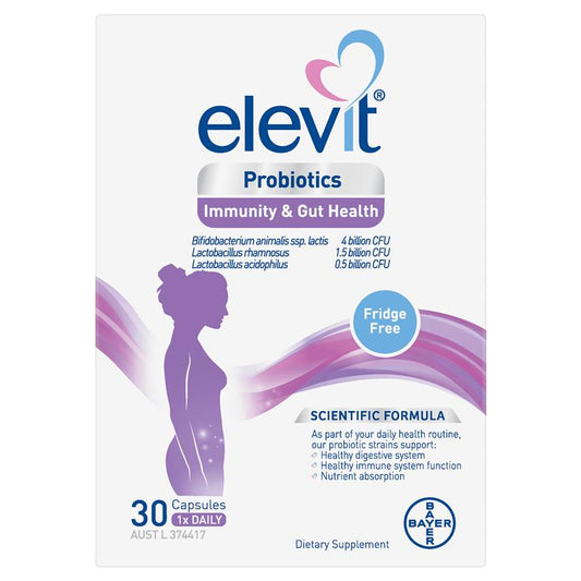 Elevit 益生菌免疫和腸道健康膠囊 30 包（30 天）