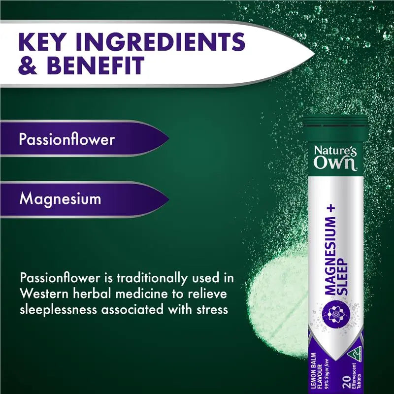 Nature's Own 鎂+睡眠泡騰片 60 片