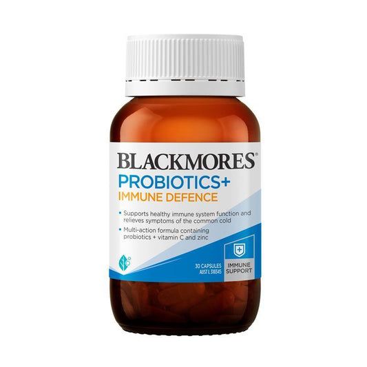 Blackmores 每日益生菌 + 免疫防禦腸道健康維生素 30 粒