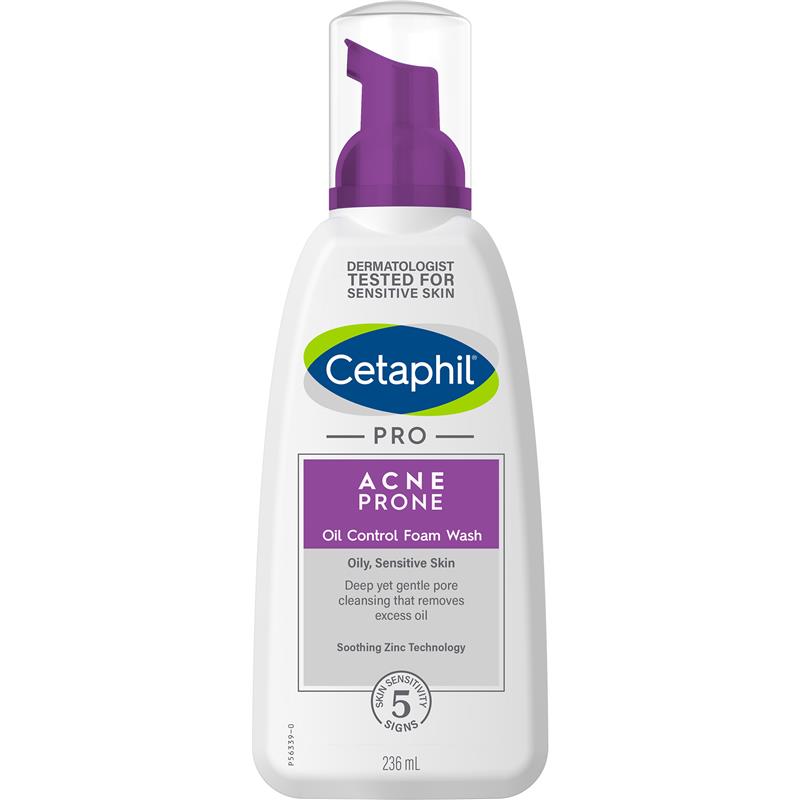 Cetaphil 痘痘粉刺青春痘 控油泡沫洗液 236ml