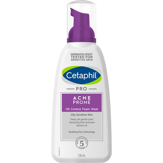 Cetaphil 痘痘粉刺青春痘 控油泡沫洗液 236ml