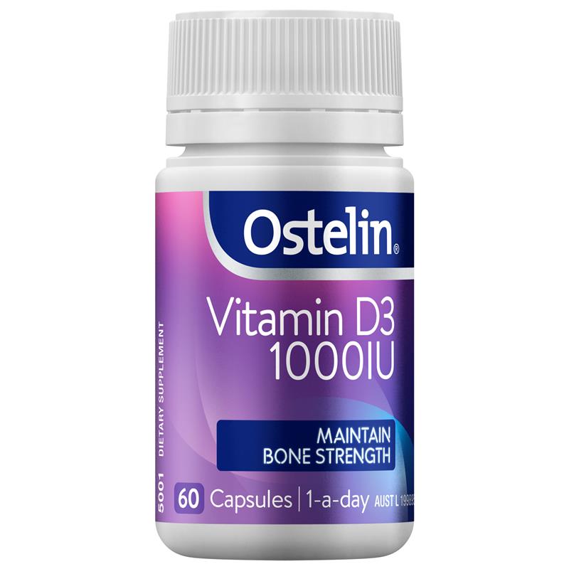 Ostelin 維生素 D3 1000IU 60 粒膠囊