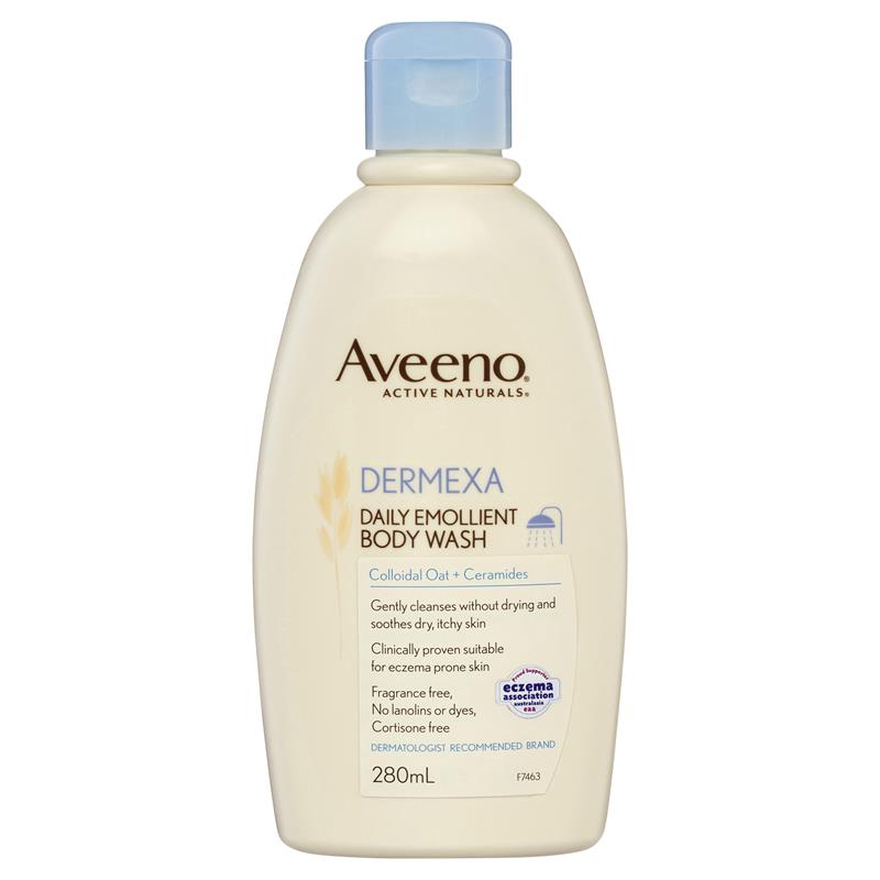 Aveeno Dermexa 每日潤膚無香沐浴露 280ml