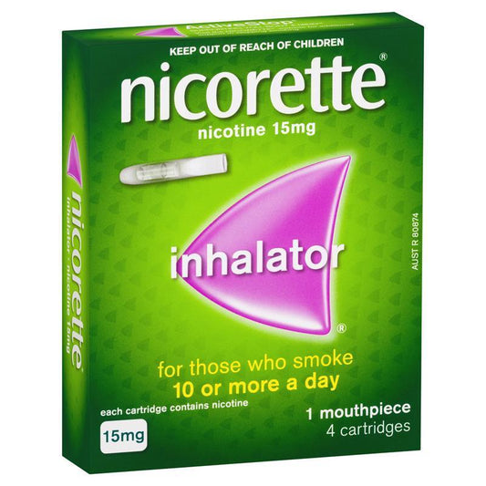 Nicorette 戒菸尼古丁吸入器 4 件裝(戒菸輔助)