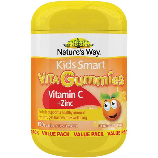 Nature's Way Kids Smart 兒童維生素 C + 鋅 150 顆軟糖