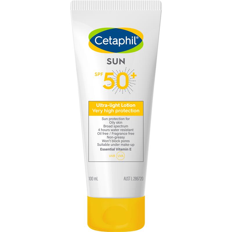 Cetaphil  SPF 50+ 超輕防曬乳液 100ml