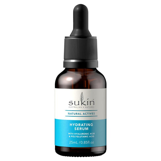 Sukin Natural活性玻尿 酸保濕精華液 25ML (澳洲木槿花保濕72 小時)