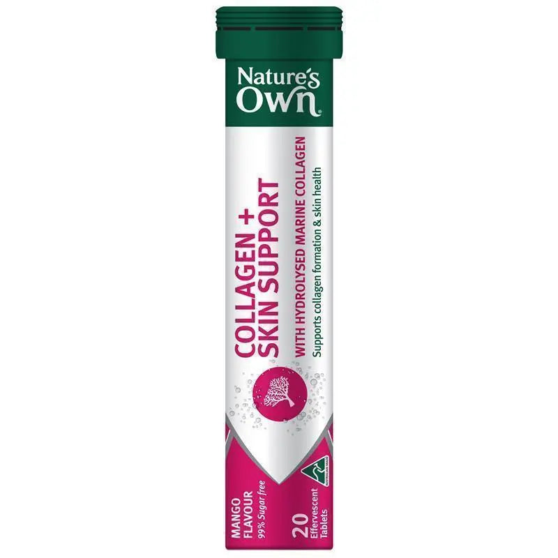 Nature's Own 膠原蛋白+護膚泡騰片 20 片(99% 無糖)