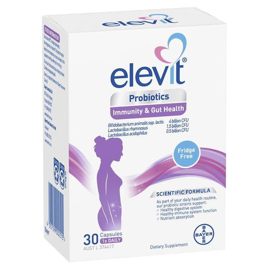 Elevit 益生菌免疫和腸道健康膠囊 30 包（30 天）