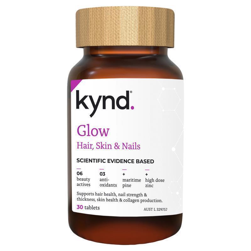 Kynd Glow 頭髮皮膚和指甲 30 顆