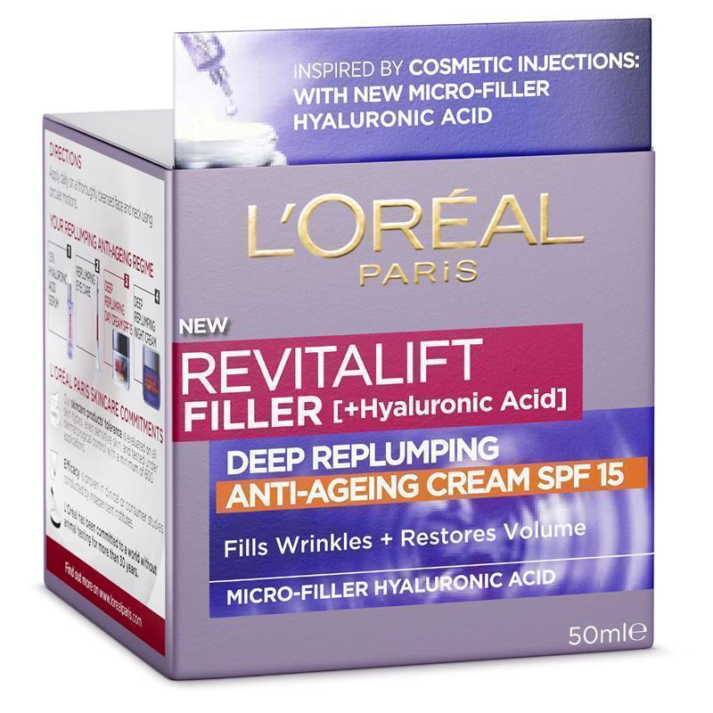 L'Oreal Paris Revitalift Filler 氣墊霜 SPF 15  50ml (非侵入完美替代美容手術)