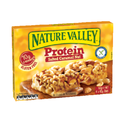 Nature Valley 鹹焦糖蛋白堅果棒 4 包裝