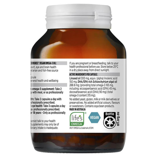 Blackmores 純素 Omega-3 油 120 粒迷你膠囊