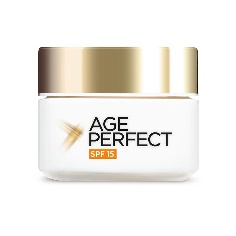 L'Oreal Paris Age Perfect 膠原蛋白肽緊緻 SPF 15 日霜 50ml (緊緻補水重塑)