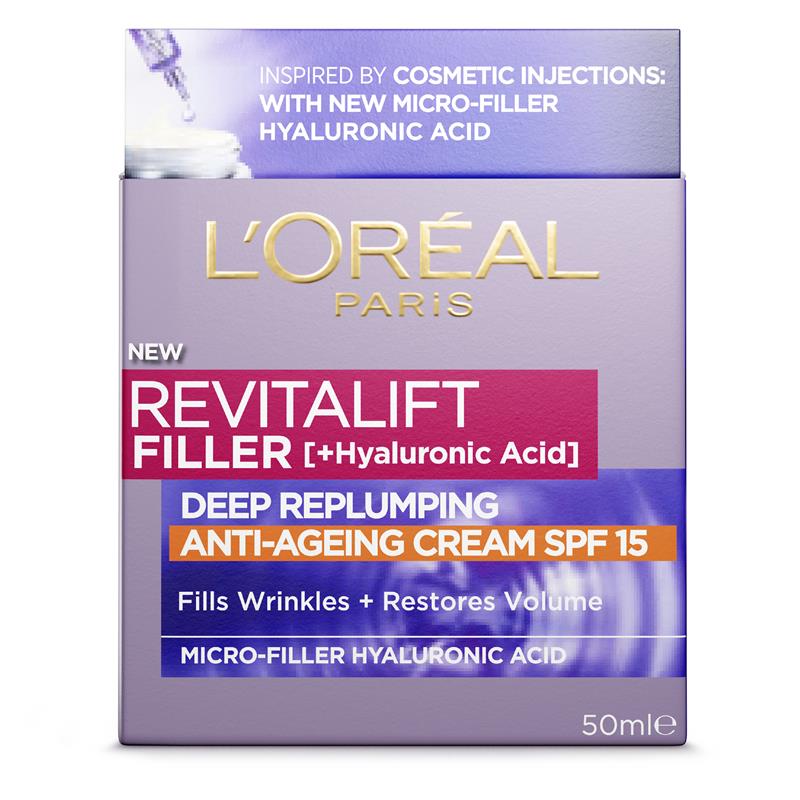 L'Oreal Paris Revitalift Filler 氣墊霜 SPF 15  50ml (非侵入完美替代美容手術)