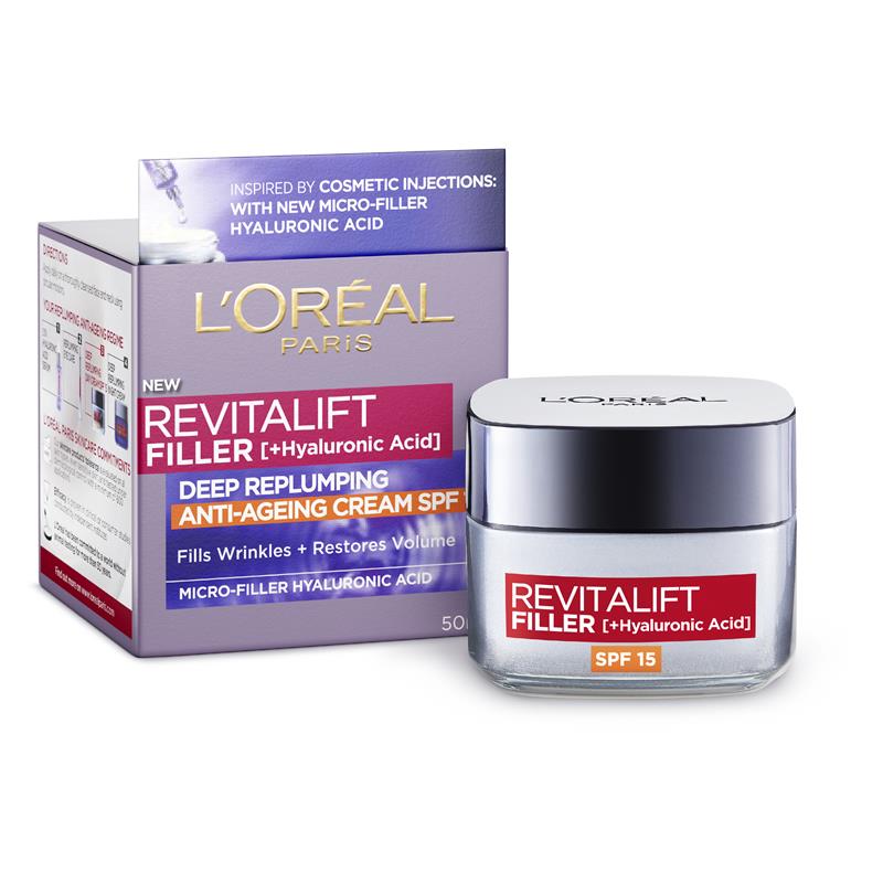 L'Oreal Paris Revitalift Filler 氣墊霜 SPF 15  50ml (非侵入完美替代美容手術)