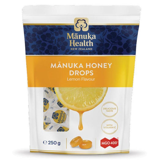 Manuka Health 麥盧卡蜂蜜喉糖檸檬袋 55 粒含片 250g