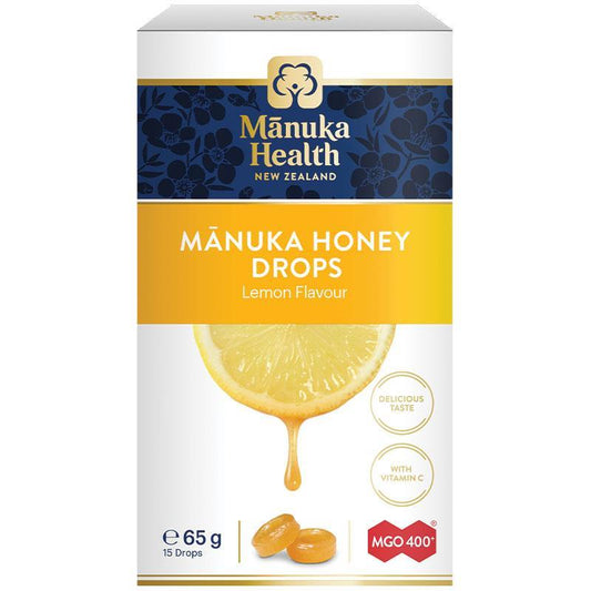 Manuka Health 麥盧卡蜂蜜喉糖檸檬 15 包 65g