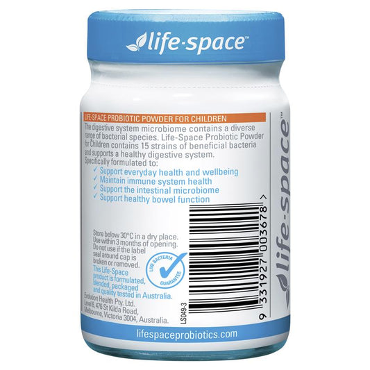 Life Space 兒童益生菌粉 60g (3-12歲兒童)