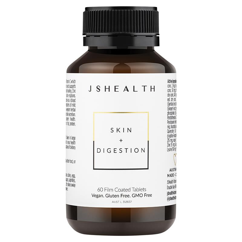 JSHEALTH 緩解痘痘皮膚+消化配方 60 顆