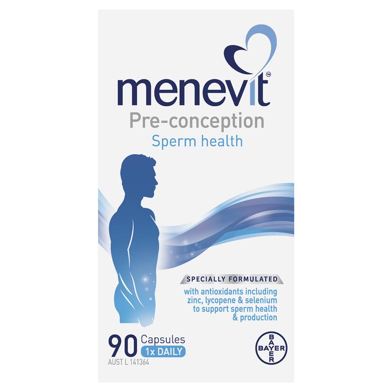 Menevit 孕前精子健康膠囊 90 包（90 天）