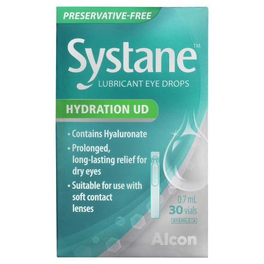 Systane Hydration 滴眼液 不含防腐劑 30 x 0.7ml (適軟性隱形眼鏡)