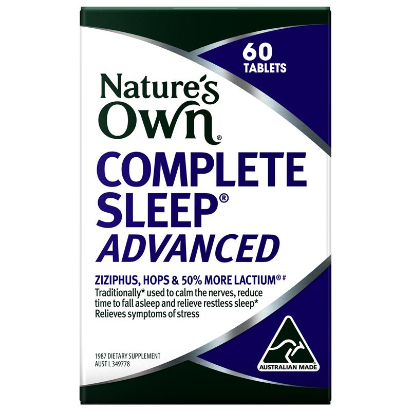 Nature's Own 草本活性成分睡眠緩解壓力 60 顆