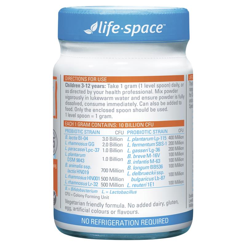 Life Space 兒童益生菌粉 60g (3-12歲兒童)