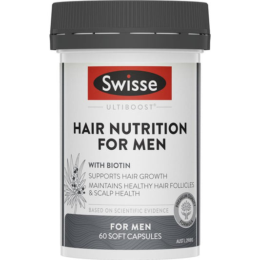 Swisse 男性頭髮營養生長護髮素 60 粒