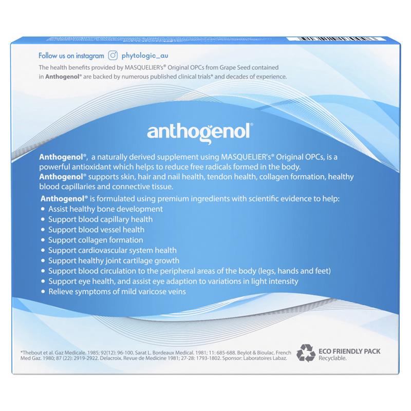 Anthogenol 多活性植物營養複合物 100 粒膠囊