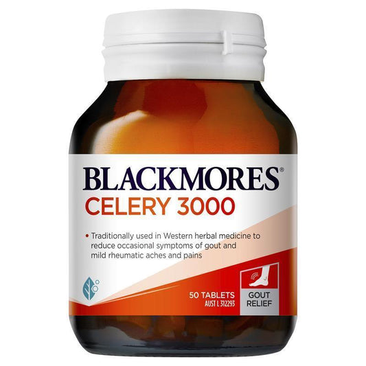 Blackmores 芹菜 3000 毫克 溫和緩解疼痛 50 顆