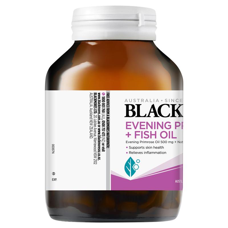 Blackmores 月見草油 + 魚油 Omega-3 皮膚健康 100 粒