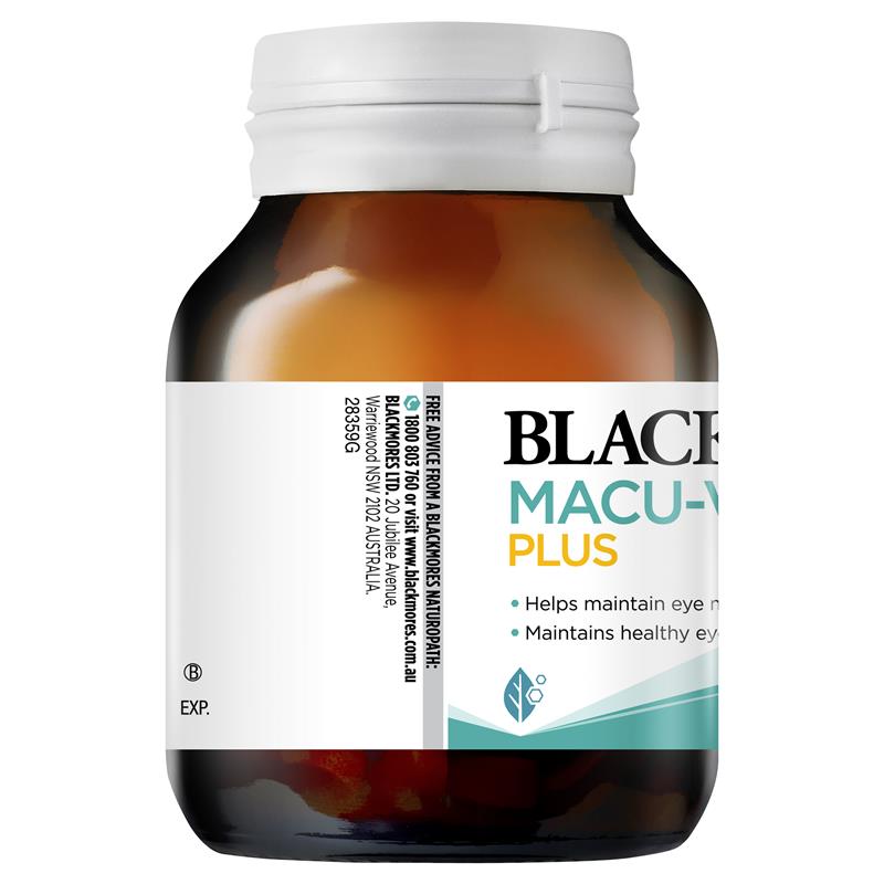 Blackmores Macu 眼部視力維生素 60 顆