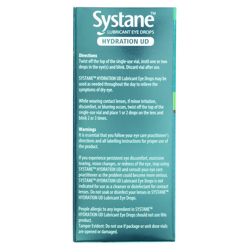 Systane Hydration 滴眼液 不含防腐劑 30 x 0.7ml (適軟性隱形眼鏡)