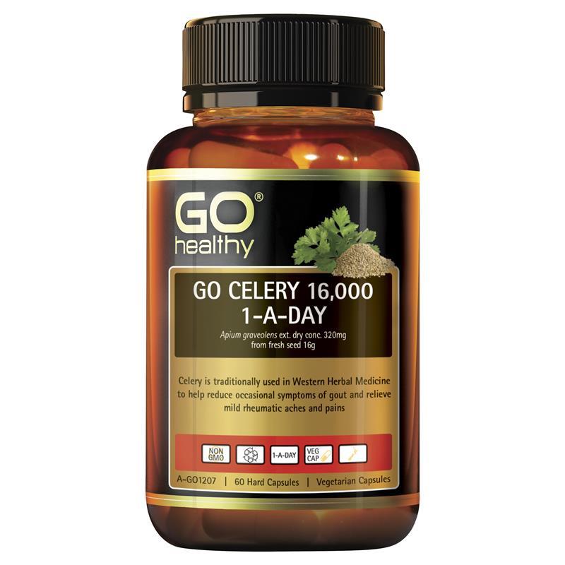 GO Healthy 芹菜 16000 毫克 60 粒素食膠囊 一天一粒