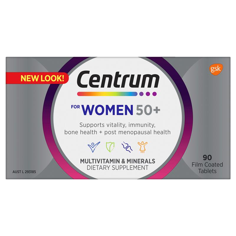 Centrum 善存女士 50+ 歲以上維生素與礦物質 90  顆