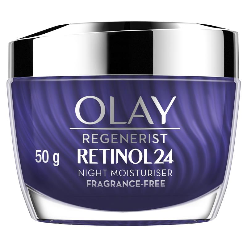 Olay Regenerist 視黃醇 24 保濕晚霜無香味 50 克