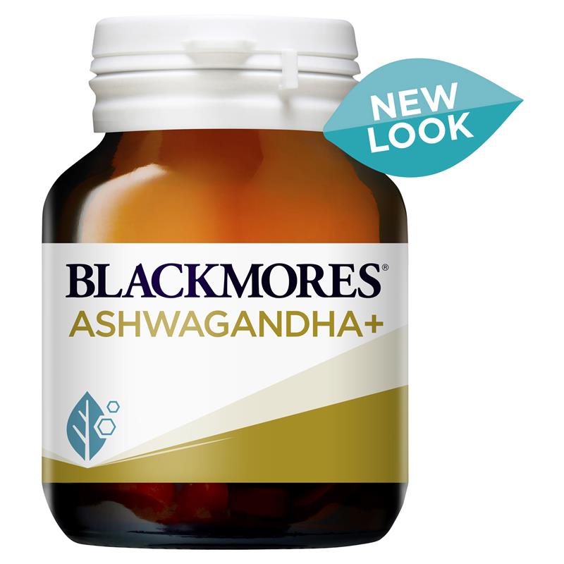 Blackmores Ashwagandha+ 南非醉茄 壓力支持維生素 B 60 顆