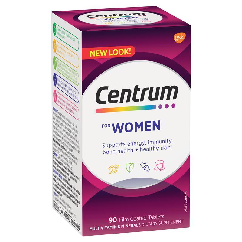 Centrum 善存女士專用綜合維生素與礦物質 90 顆