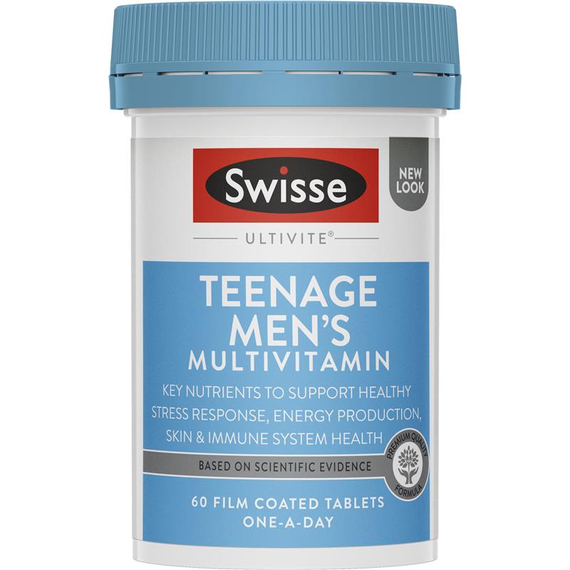 Swisse 青少年 Ultivite 男孩複合維生素 60 顆